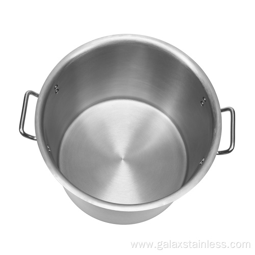 Small Stock Pots Stainless Steel SS304 Best Soup Pot Factory